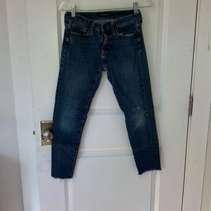 Banana Republic Premium Denim Skinny Jeans 25 Blue